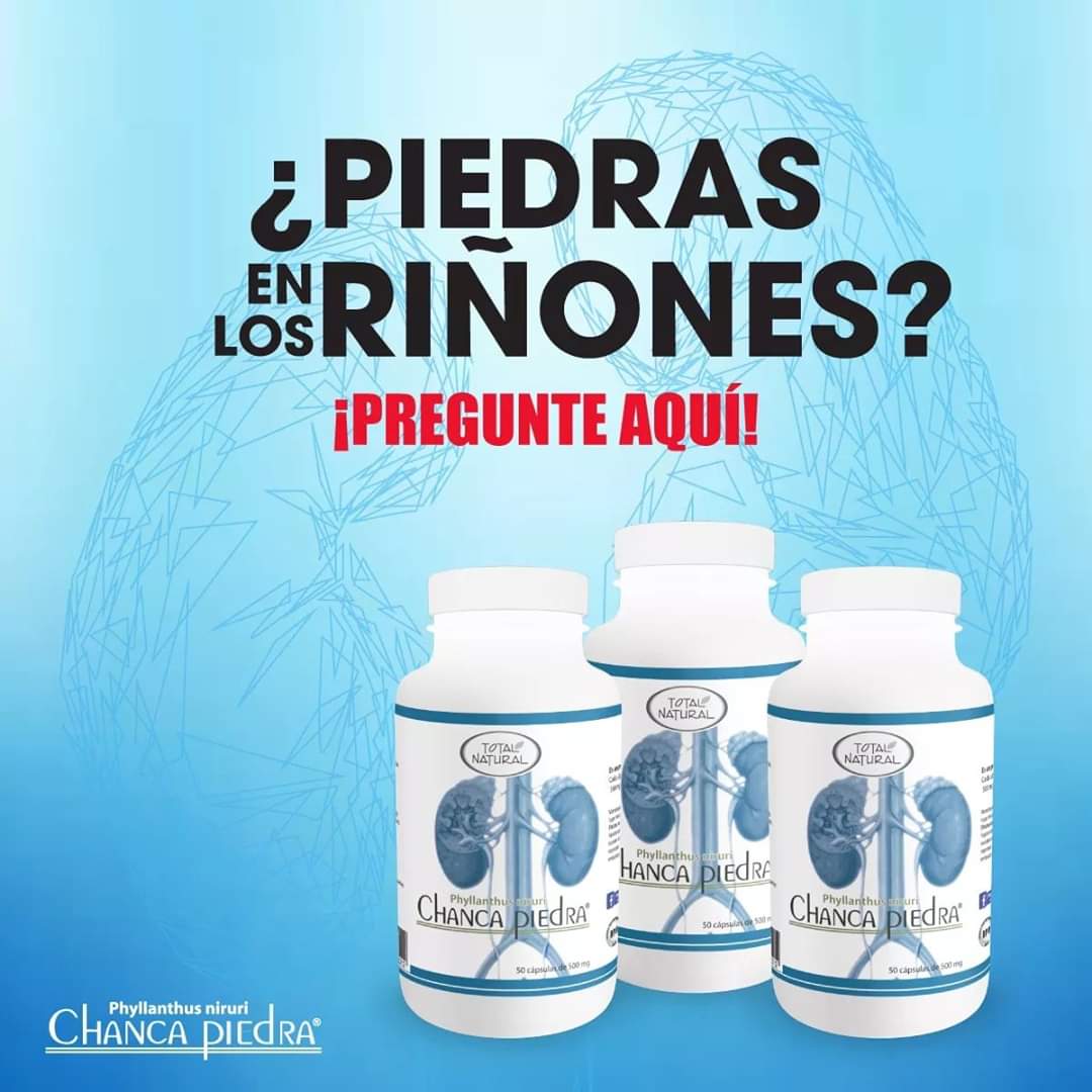 CHANCA PIEDRA TOTAL NATURAL 50 CÁPSULAS 500MG