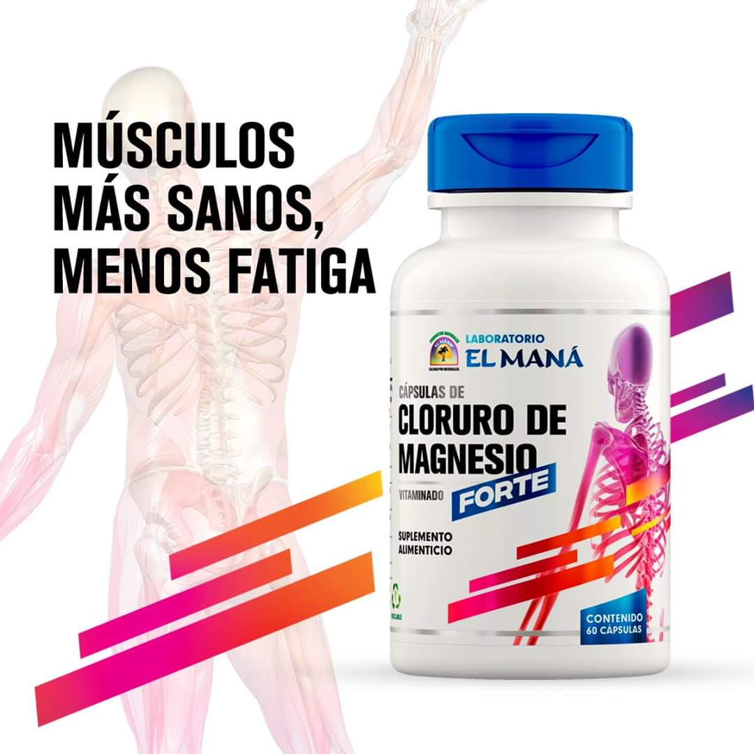 CLORURO DE MAGNESIO FORTE MANA 60 CÁPSULAS