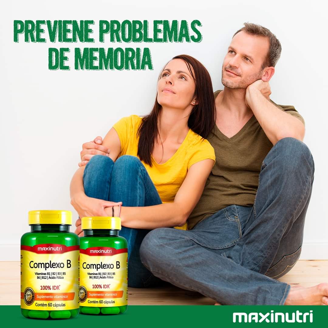 COMPLEXO B MAXINUTRI 60 CÁPSULAS