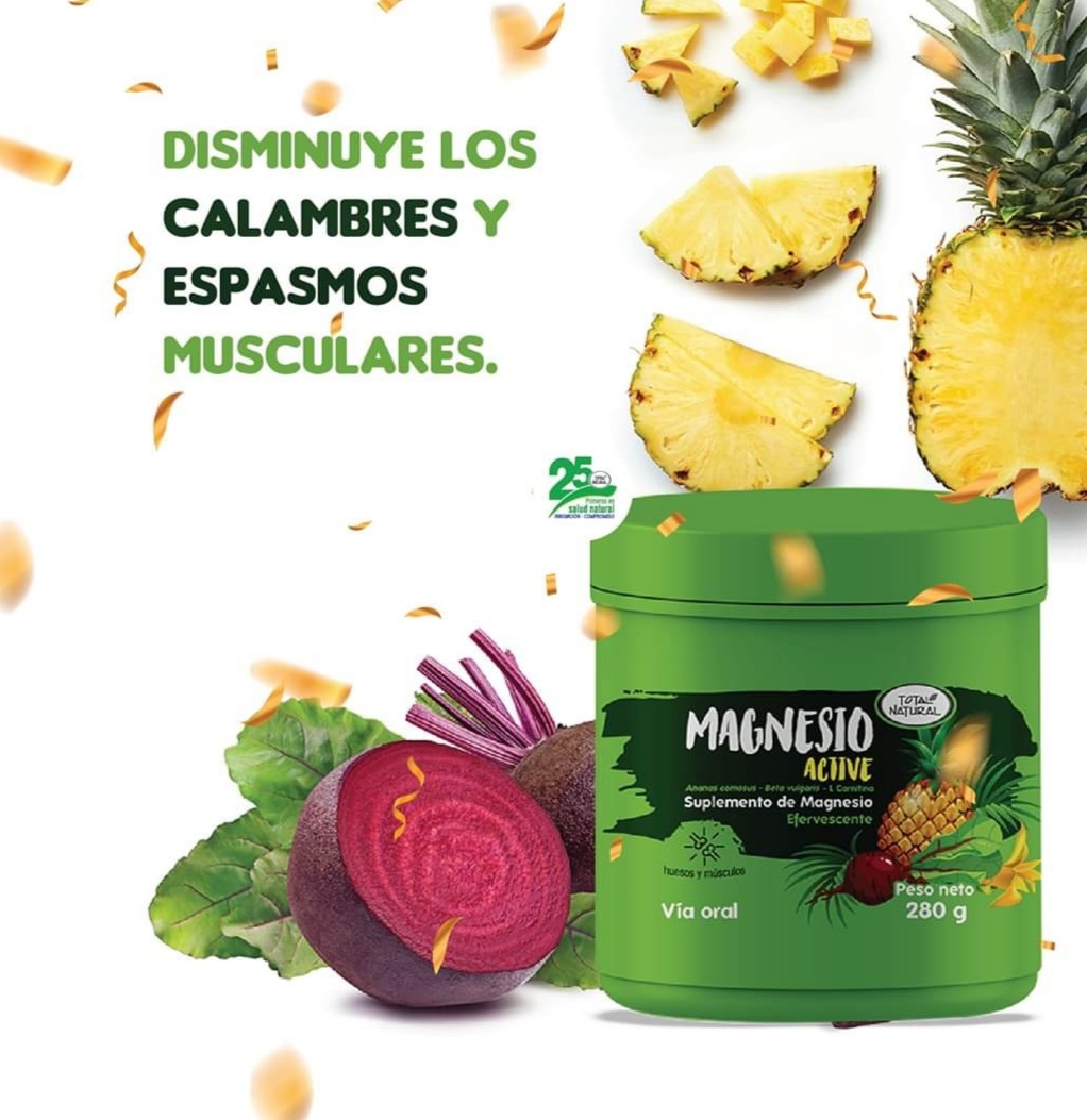 CITRATO MAGNESIO ACTIVE TOTAL NATURAL