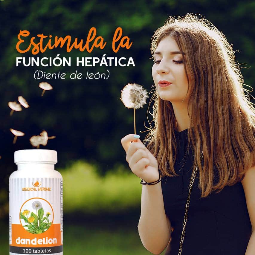 DANDELION MEDICAL HERBAL 100 TABLETAS