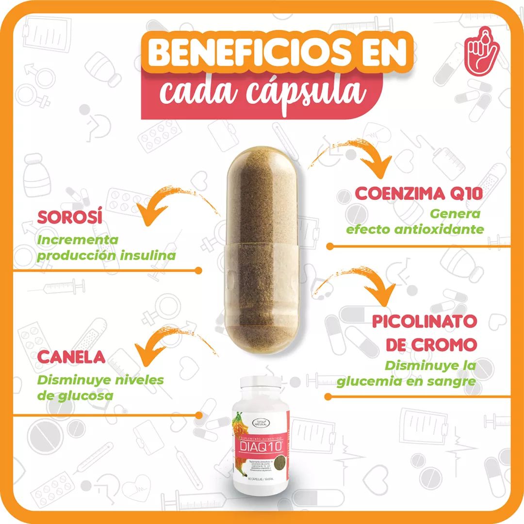 DIAQ 10 TOTAL NATURAL 60 CÁPSULAS