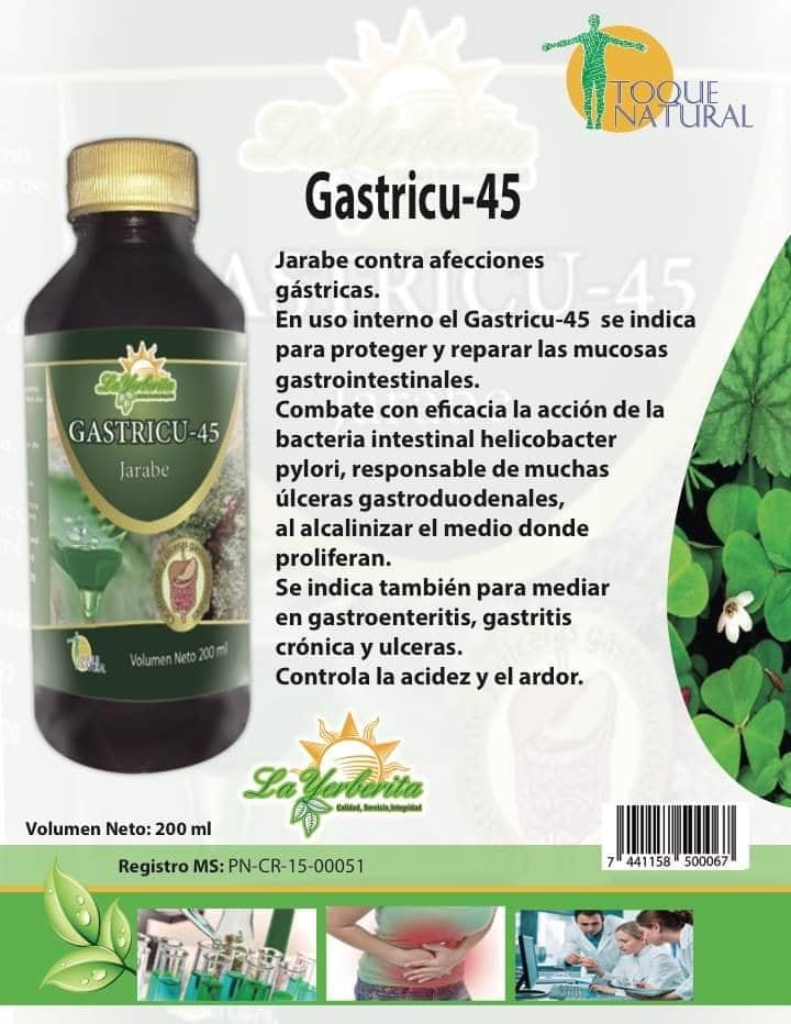 GASTRICU-45 LA YERBERITA 200ML