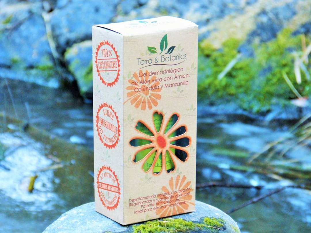 GEL DERMATOLÓGICO DE ALOE VERA CON ÁRNICA, CALÉNDULA Y MANZANILLA TERRA BOTANICS
