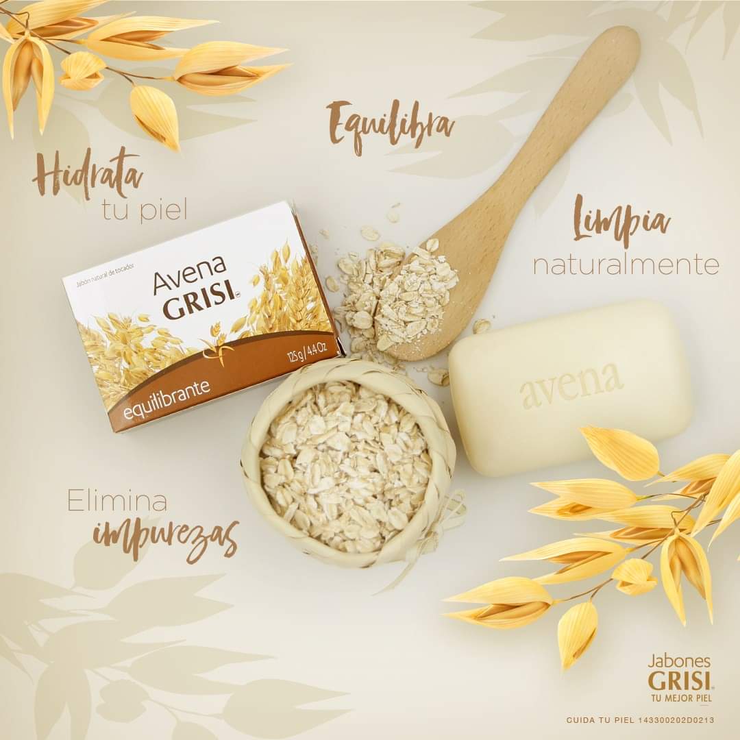 JABÓN DE AVENA GRISI 100G