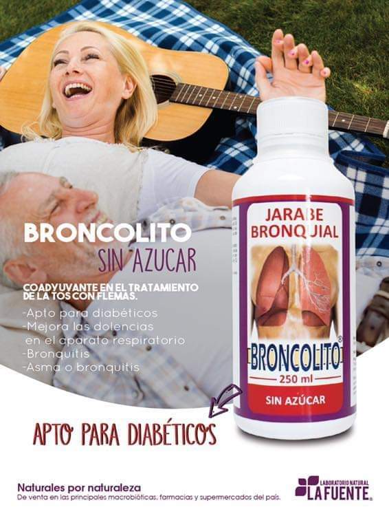JARABE BRONQUIAL BRONCOLITO DIABÉTICO 250ML
