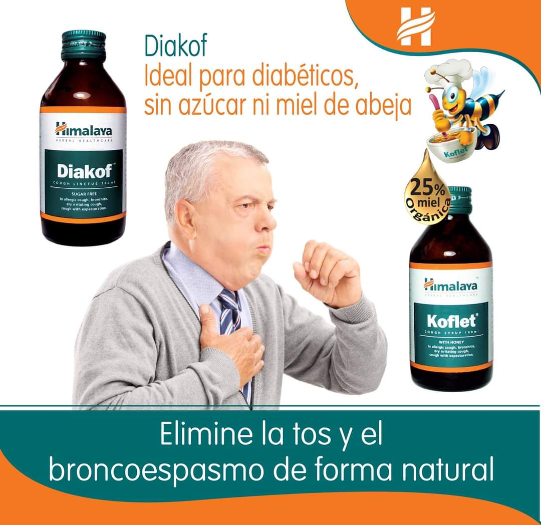JARABE DIAKOF PARA DIABÉTICOS HIMALAYA 100ML