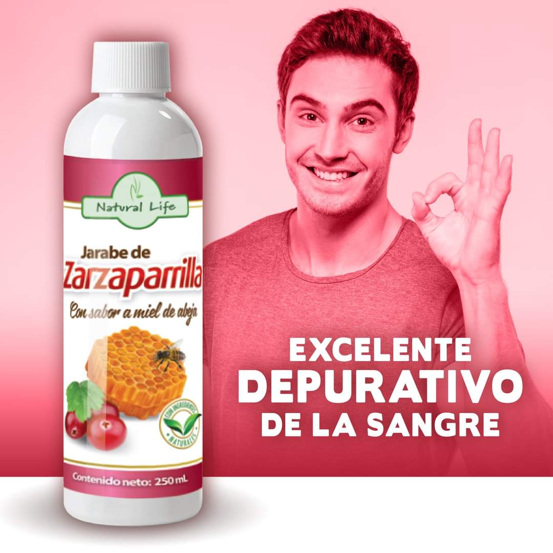 JARABE DE ZARZAPARRILLA NATURAL LIFE 250ML