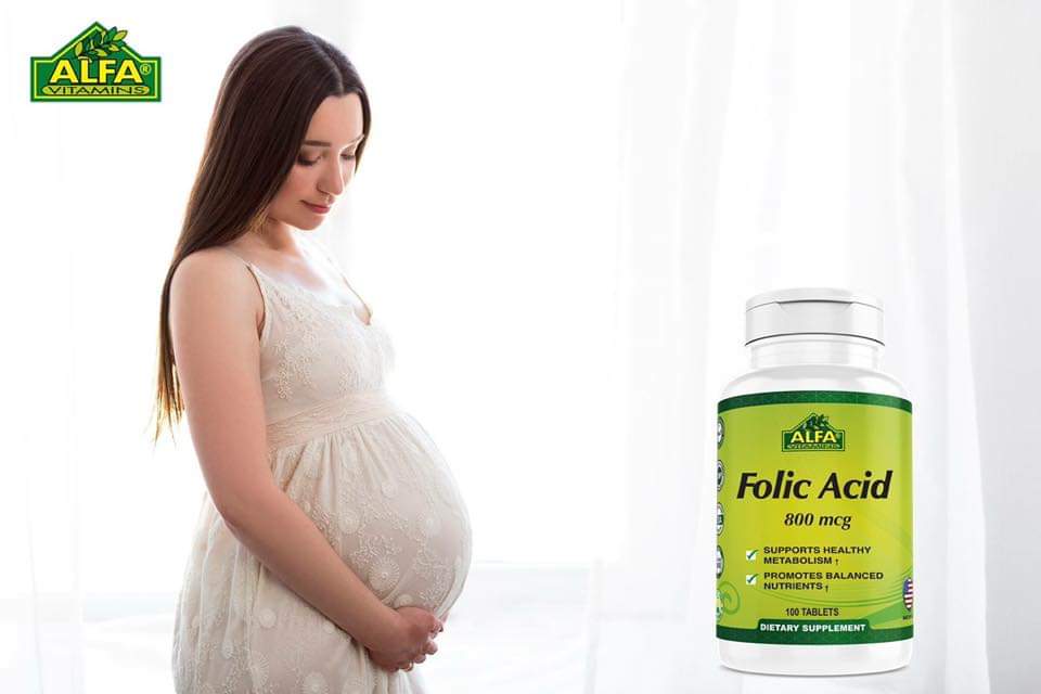 ACIDO FOLICO ALFA 800 MCG 100 TABLETAS