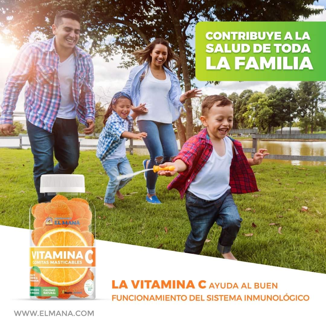 VITAMINA C GOMITAS MASTICABLES MANA 30 UNIDADES
