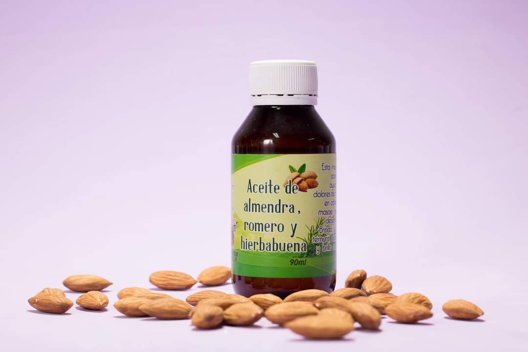 ACEITE DE ALMENDRA DULCE ROMERO Y HIERBABUENA INKIA 120ML