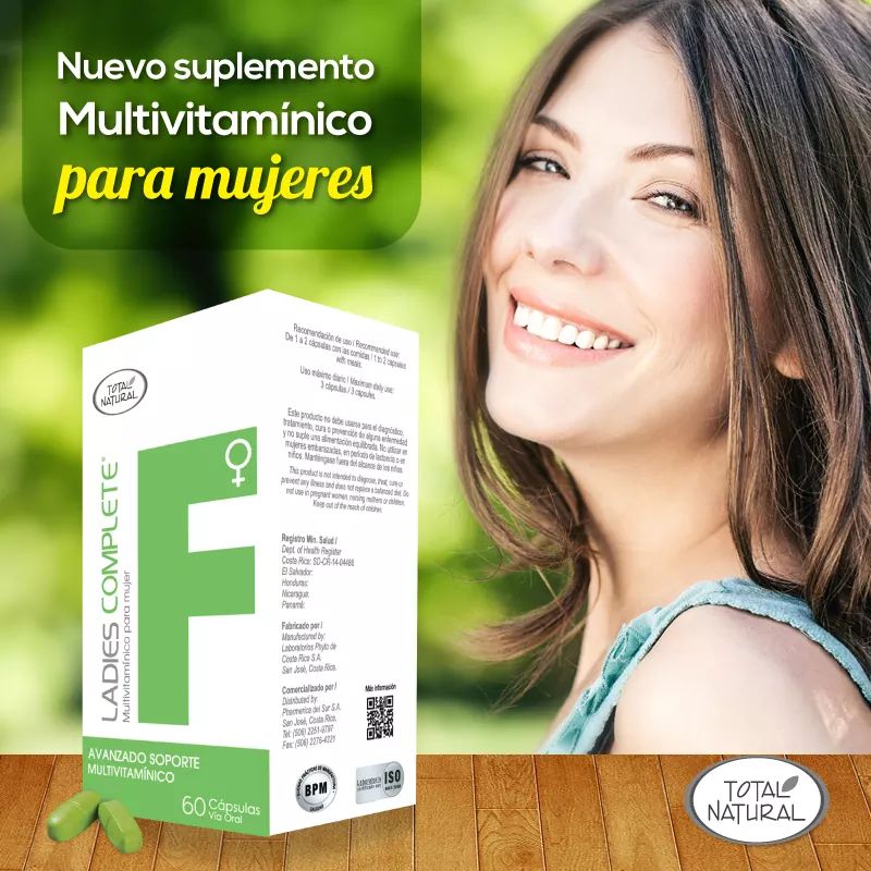 LADIES COMPLETE TOTAL NATURAL 60 CÁPSULAS