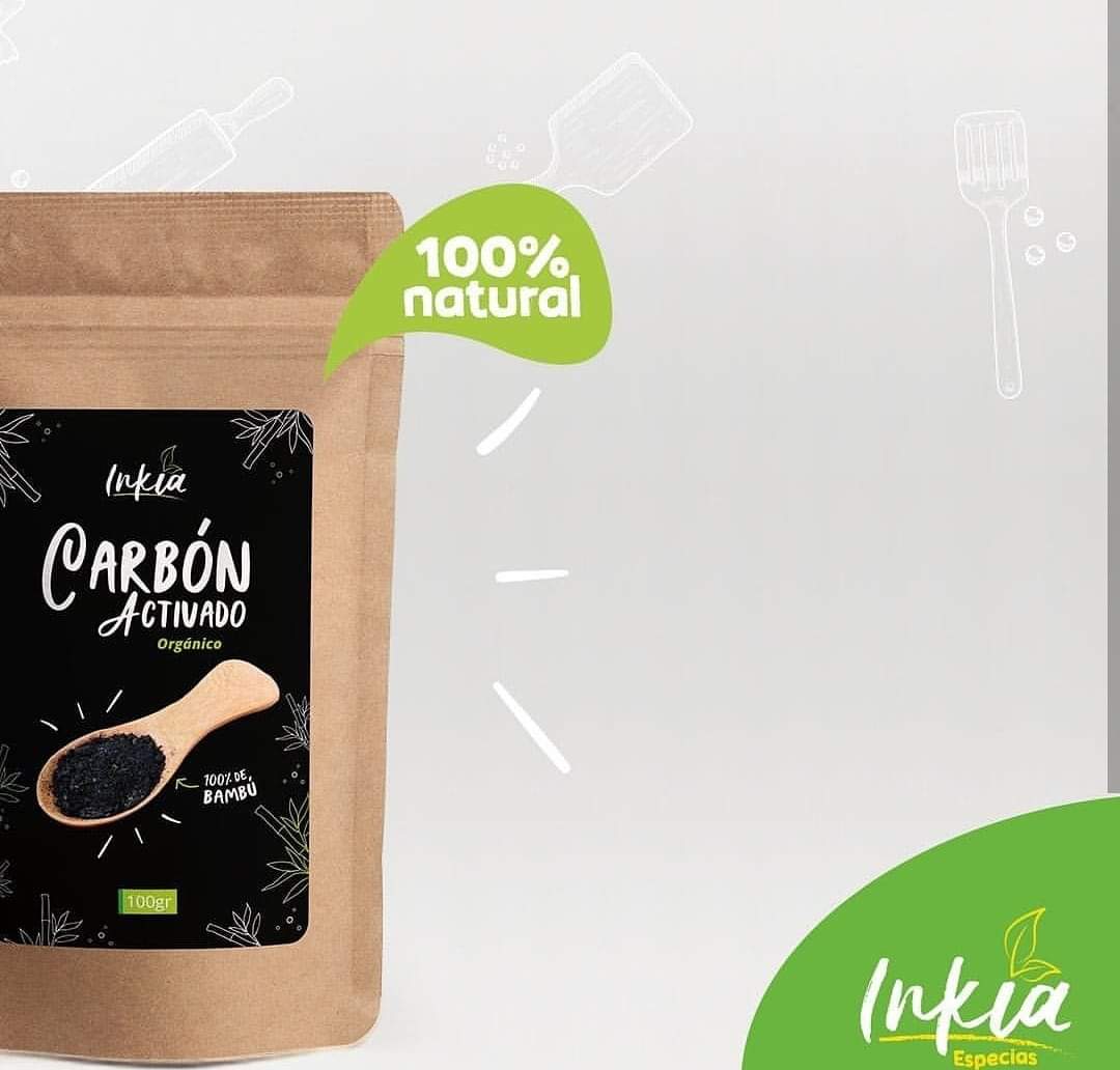 CARBÓN ACTIVADO EN POLVO INKIA 75G