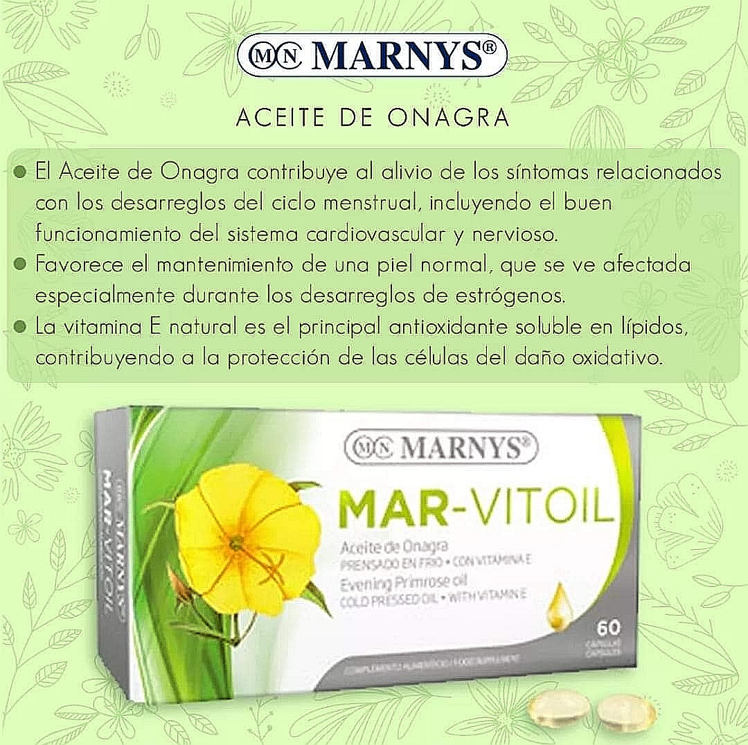 ACEITE DE ONAGRA MAR-VITOL 60 CÁPSULAS 500MG