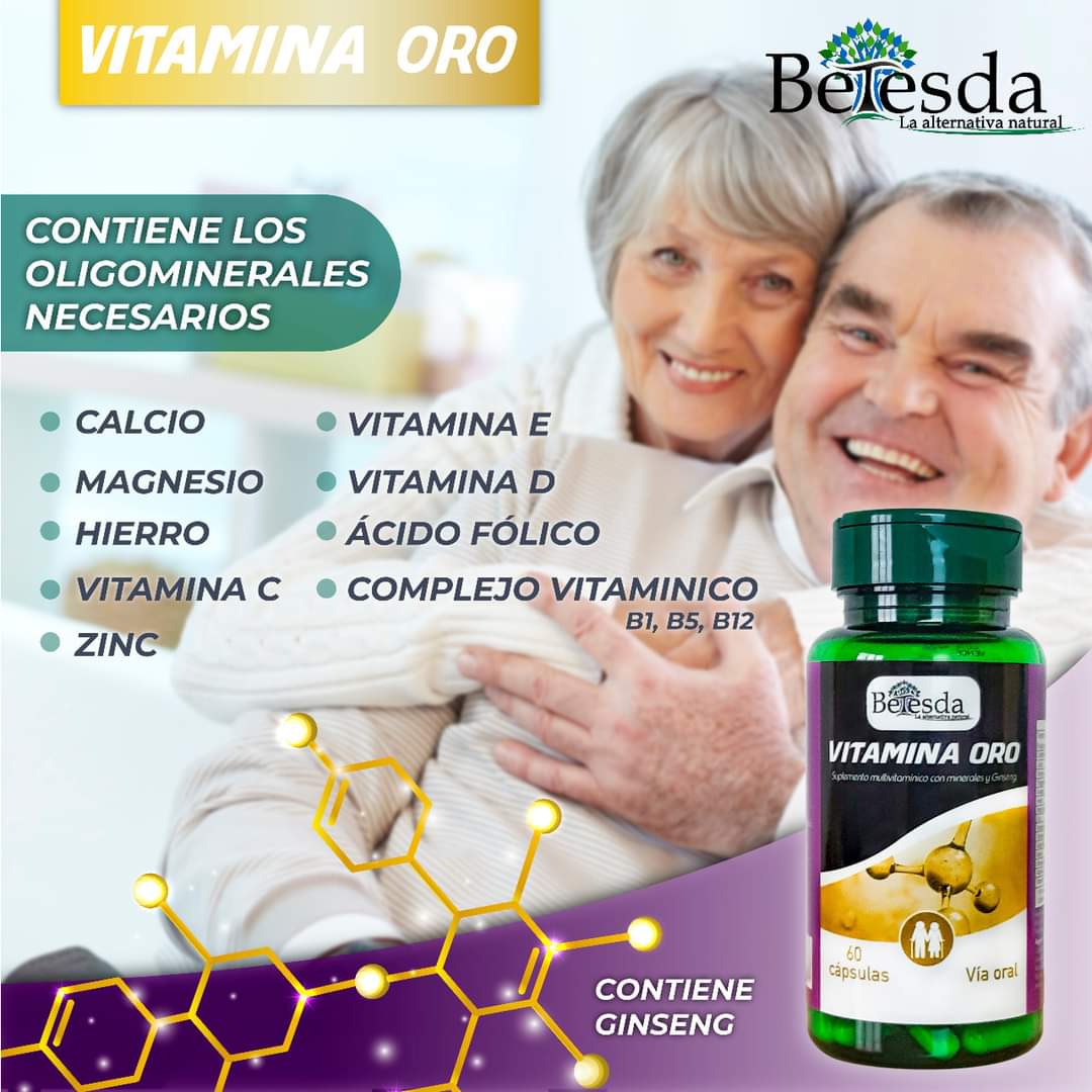 VITAMINA ORO BETESDA 60 CÁPSULAS