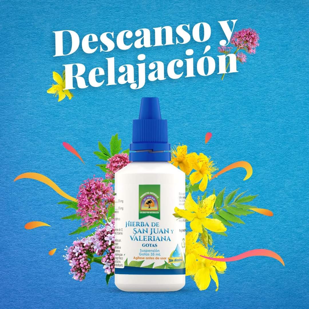 GOTAS HIERBA DE SAN JUAN Y VALERIANA MANA 35ML