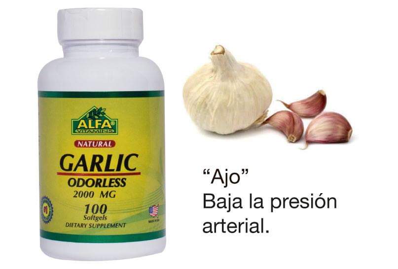 AJO SIN OLOR 100 CAP