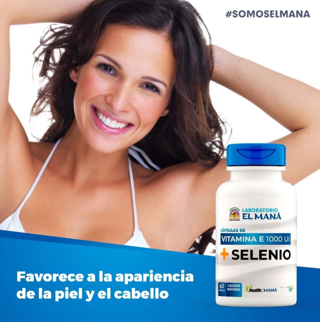 VITAMINA E 1000 UI + SELENIO MANA 60 CÁPSULAS