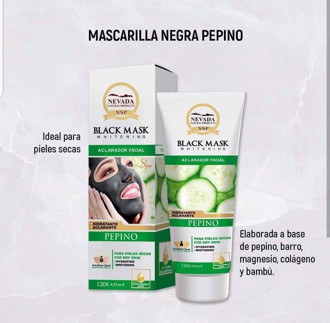 MASCARILLA NEGRA DE PEPINO NEVADA 120G