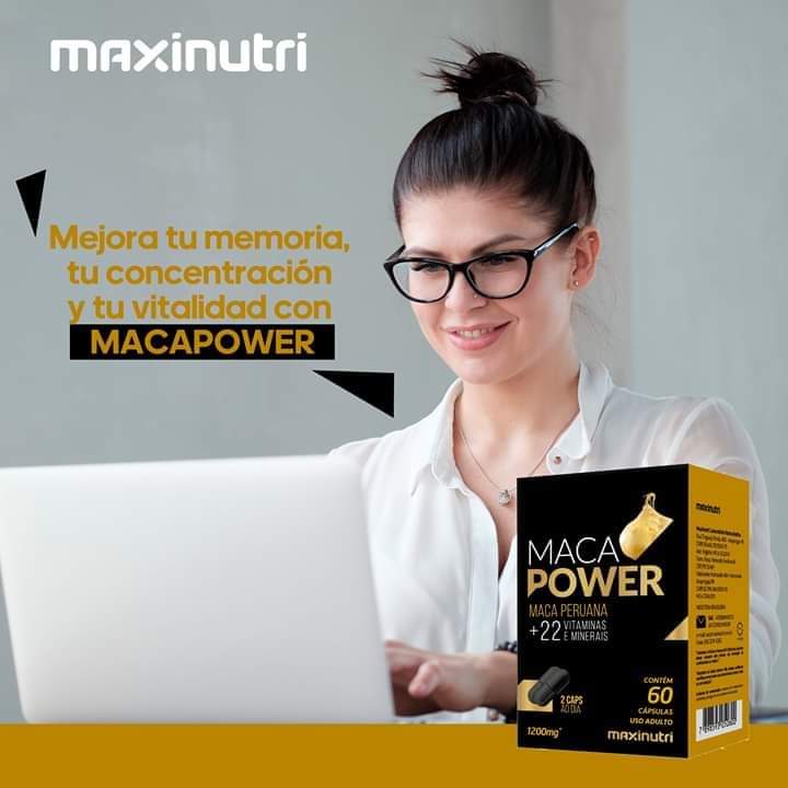 MACA POWER MAXINUTRI 60 CÁPSULAS