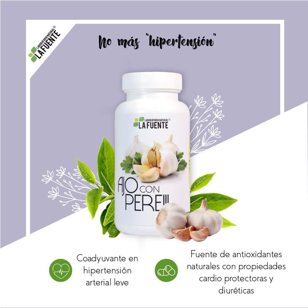 AJO CON PEREJIL LA FUENTE 60 CÁPSULAS