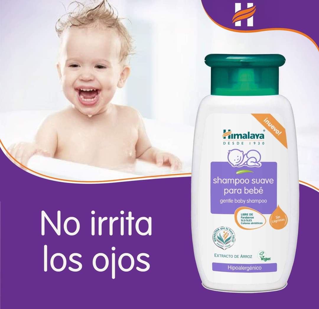 SHAMPOO SUAVE PARA BEBE HIMALAYA 200ML