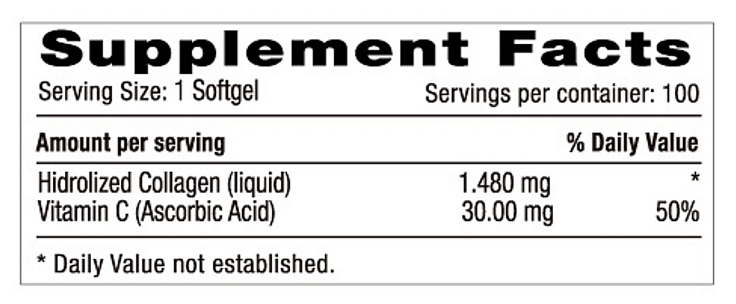 COLLAGEN PLUS VITAMIN C MILLENIUM 60 CÁPSULAS