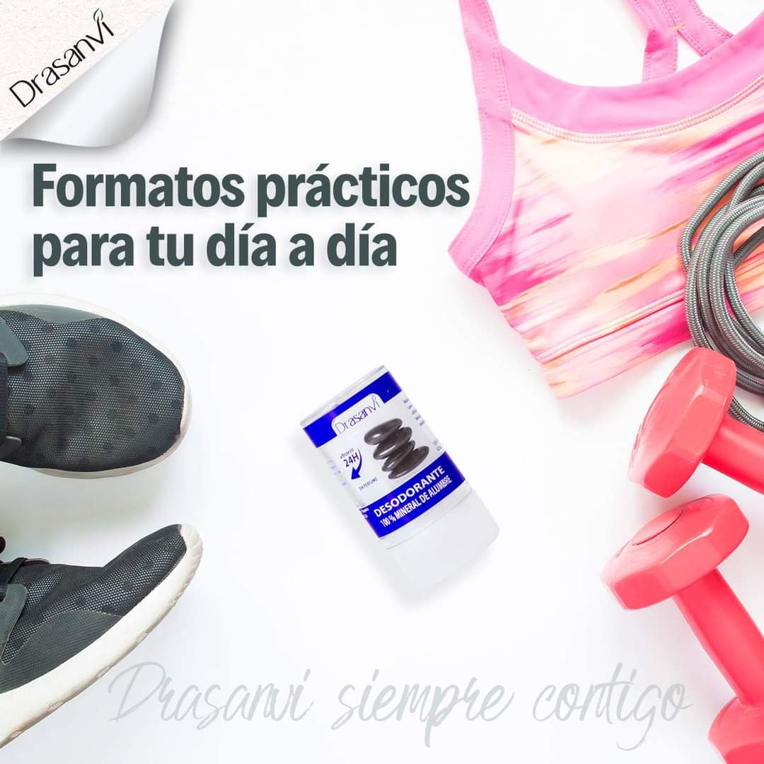 DESODORANTE MINERAL DE ALUMBRE DRASANVI 120G