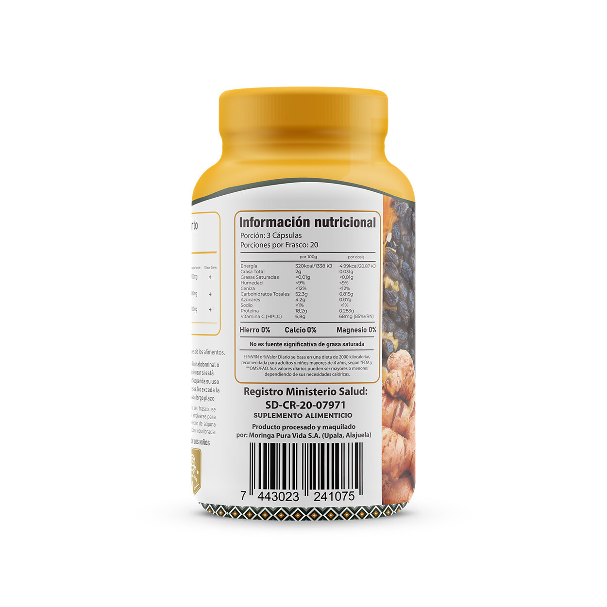 SEMILLA DE PAPAYA &amp; JENGIBRE 60 CÁPSULAS