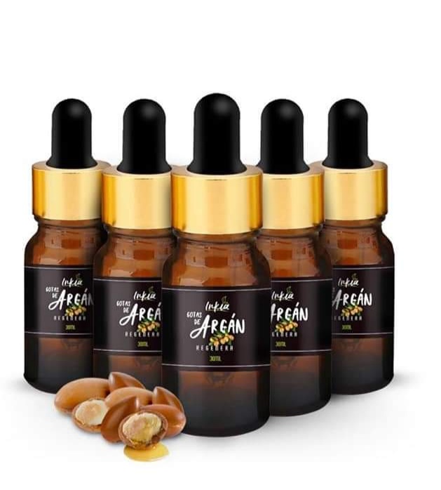 GOTAS ALISANTES CON ARGAN PARA CABELLO INKIA 30ML