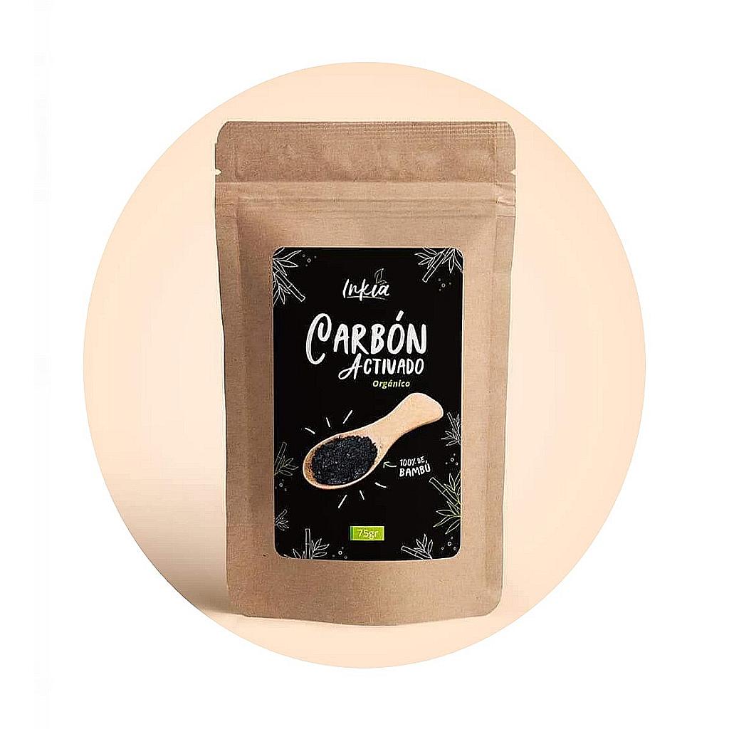 CARBÓN ACTIVADO EN POLVO INKIA 75G