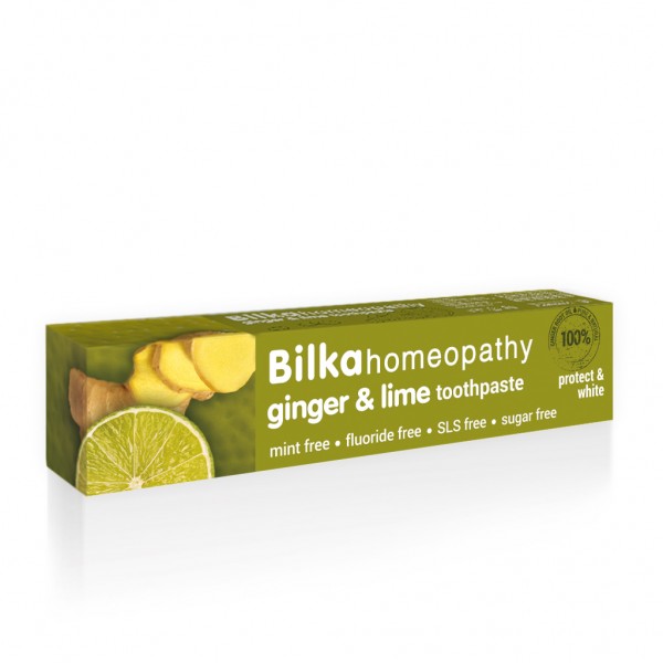 PASTA DENTAL BILKA HOMEOPATHY GINGER &amp; LIME 75ML
