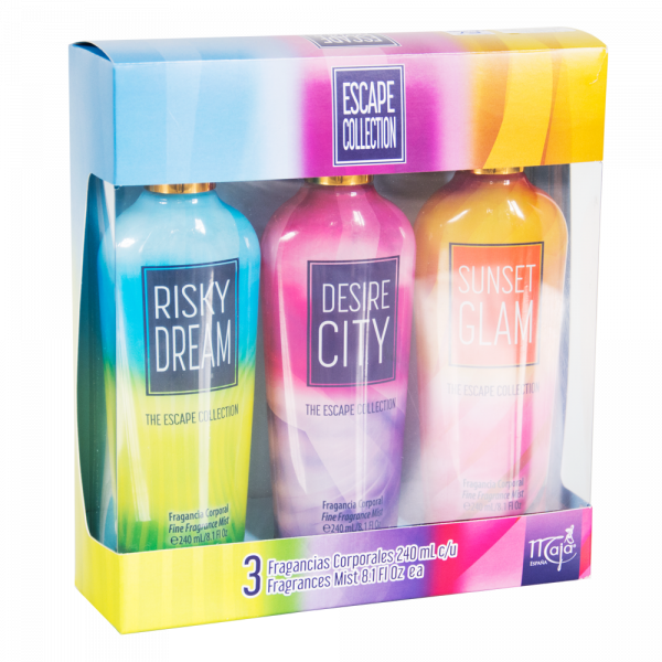 KIT ESCAPE COLLECTION 3 FRAGANCIAS MAJA