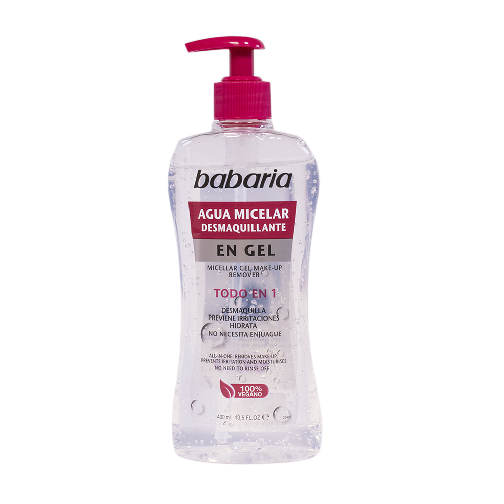 AGUA MICELAR EN GEL BABARIA 400ML