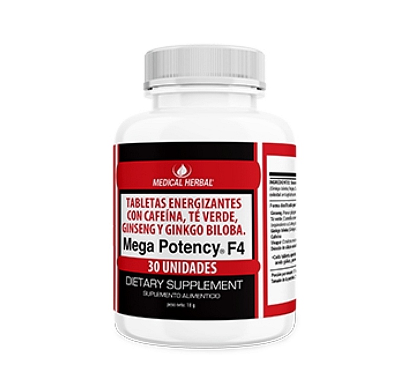 MEGA POTENCY F4 MEDICAL HERBAL 30 TABLETAS