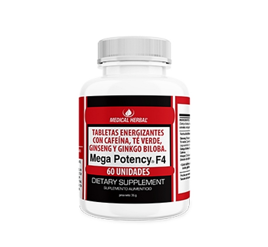 MEGA POTENCY F4 MEDICAL HERBAL 60 TABLETAS