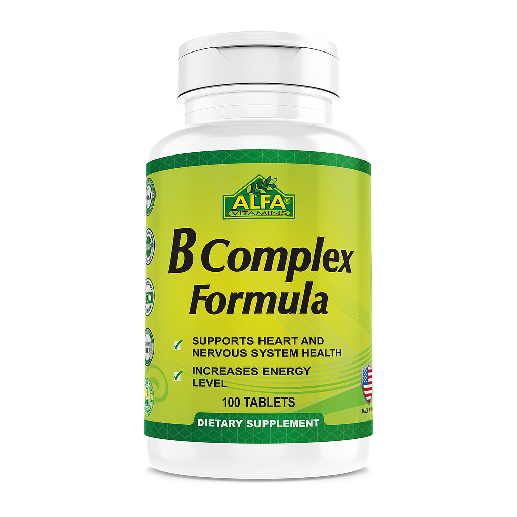 B COMPLEX FORMULA ALFA 100 TABLETAS