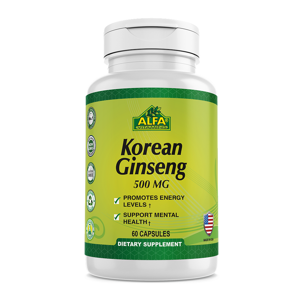 KOREAN GINSENG ALFA 60 CÁPSULAS