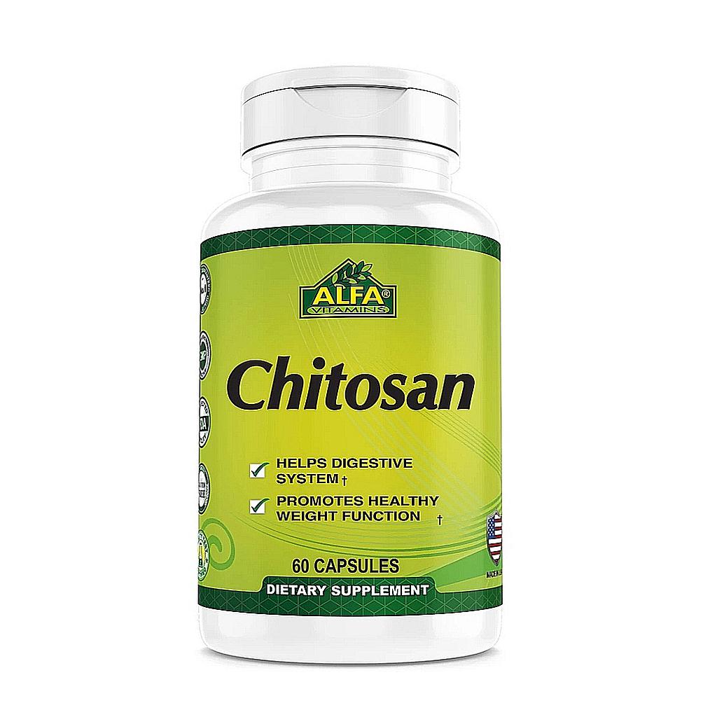 CHITOSAN ALFA 600MG 60 CÁPSULAS