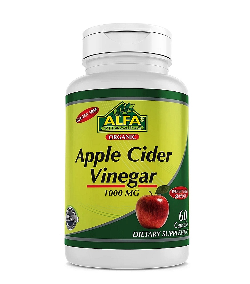 APPLE CIDER VINEGAR 1000MG ALFA 60 CÁPSULAS