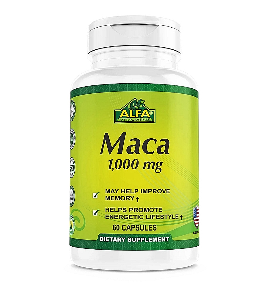 MACA ALFA 1000MG 60 CÁPSULAS