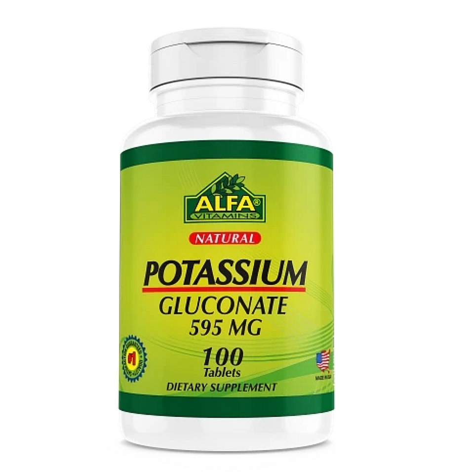POTASSIUM GLUCONATE ALFA 100 TABLETAS