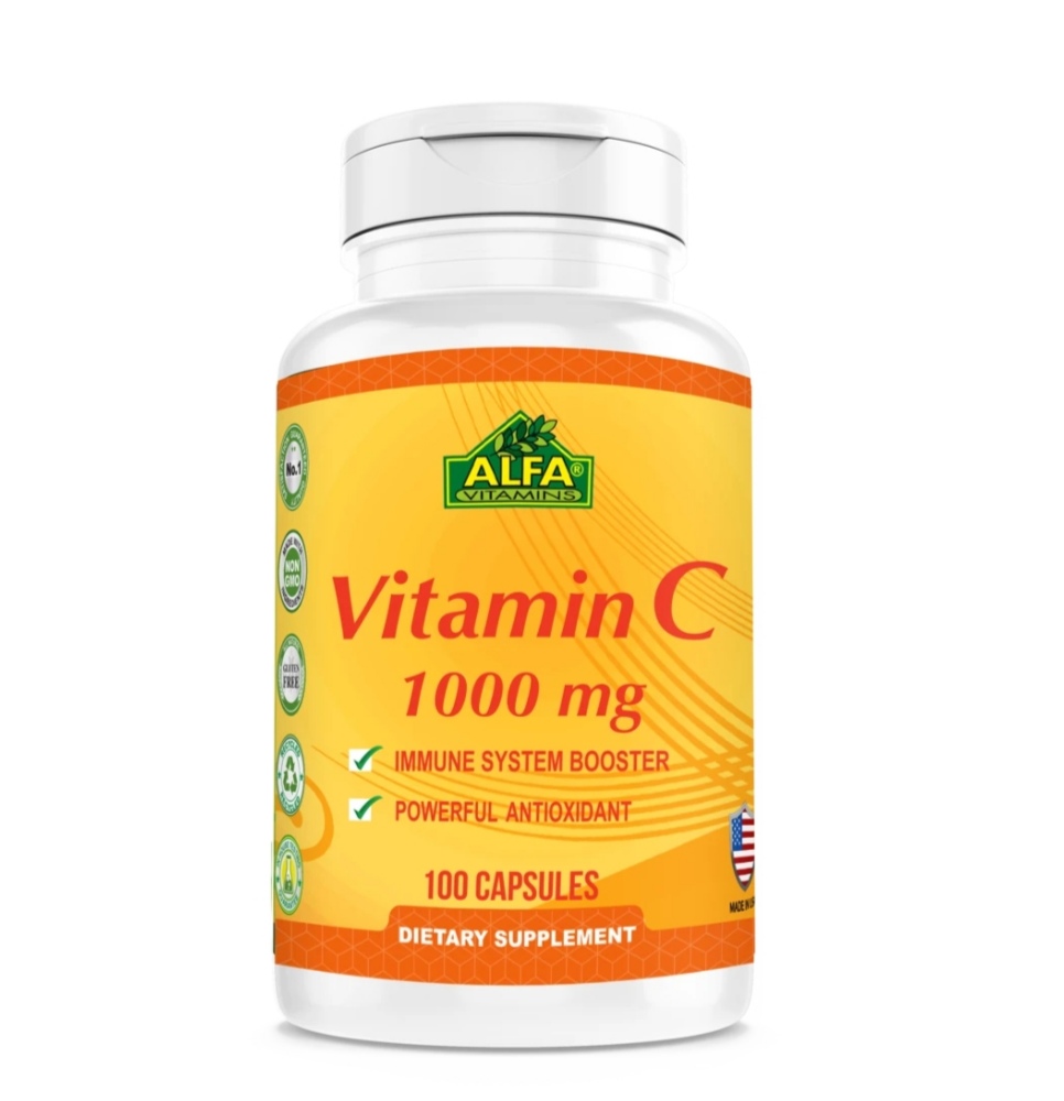 VITAMINA C ALFA 1000MG 100 CÁPSULAS