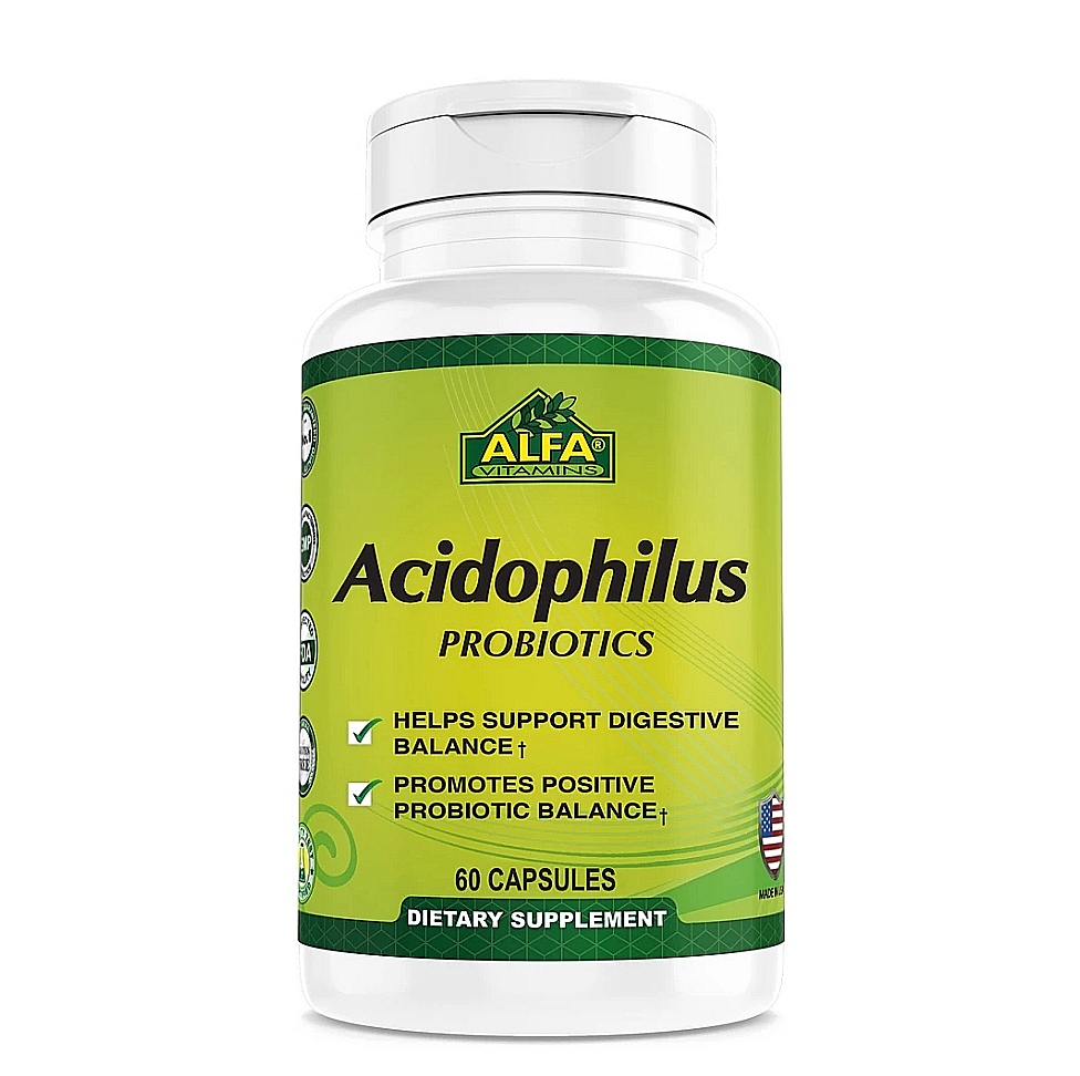 ACIDOPHILUS (PROBIOTICOS) ALFA 60 CÁPSULAS