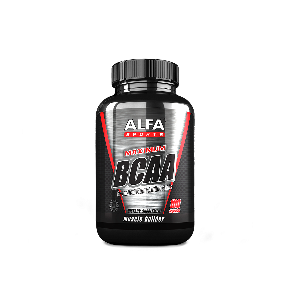 MAXIMUM BCAA ALFA 100 CÁPSULAS