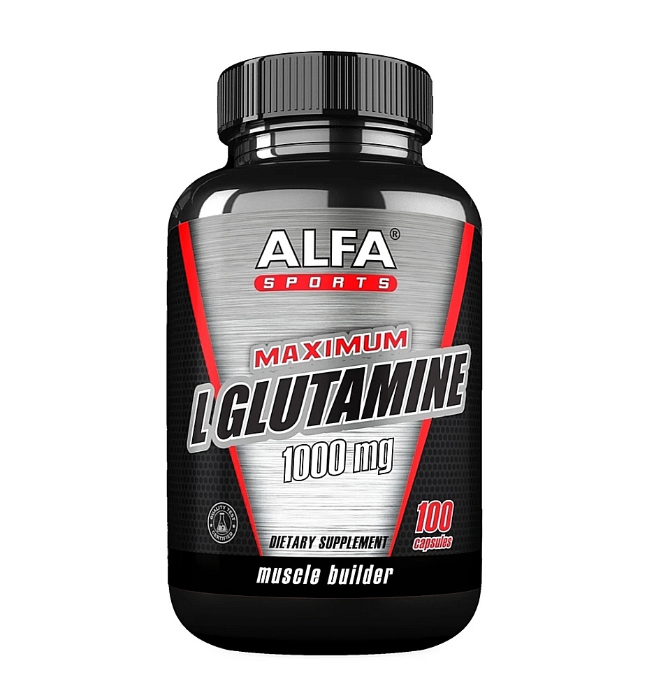 MAXIMUM L- GLUTAMINE ALFA 1000MG 100 CÁPSULAS