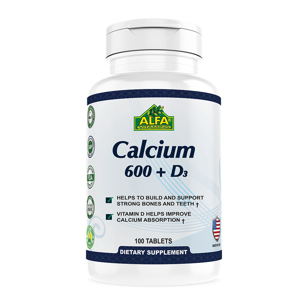 CALCIO 600+D3 ALFA 100 TABLETAS