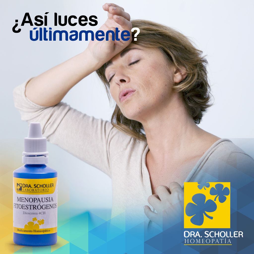 CALORES DE LA MENOPAUSIA HOMEÓPATIA DRA. SCHOLLER 30 ML