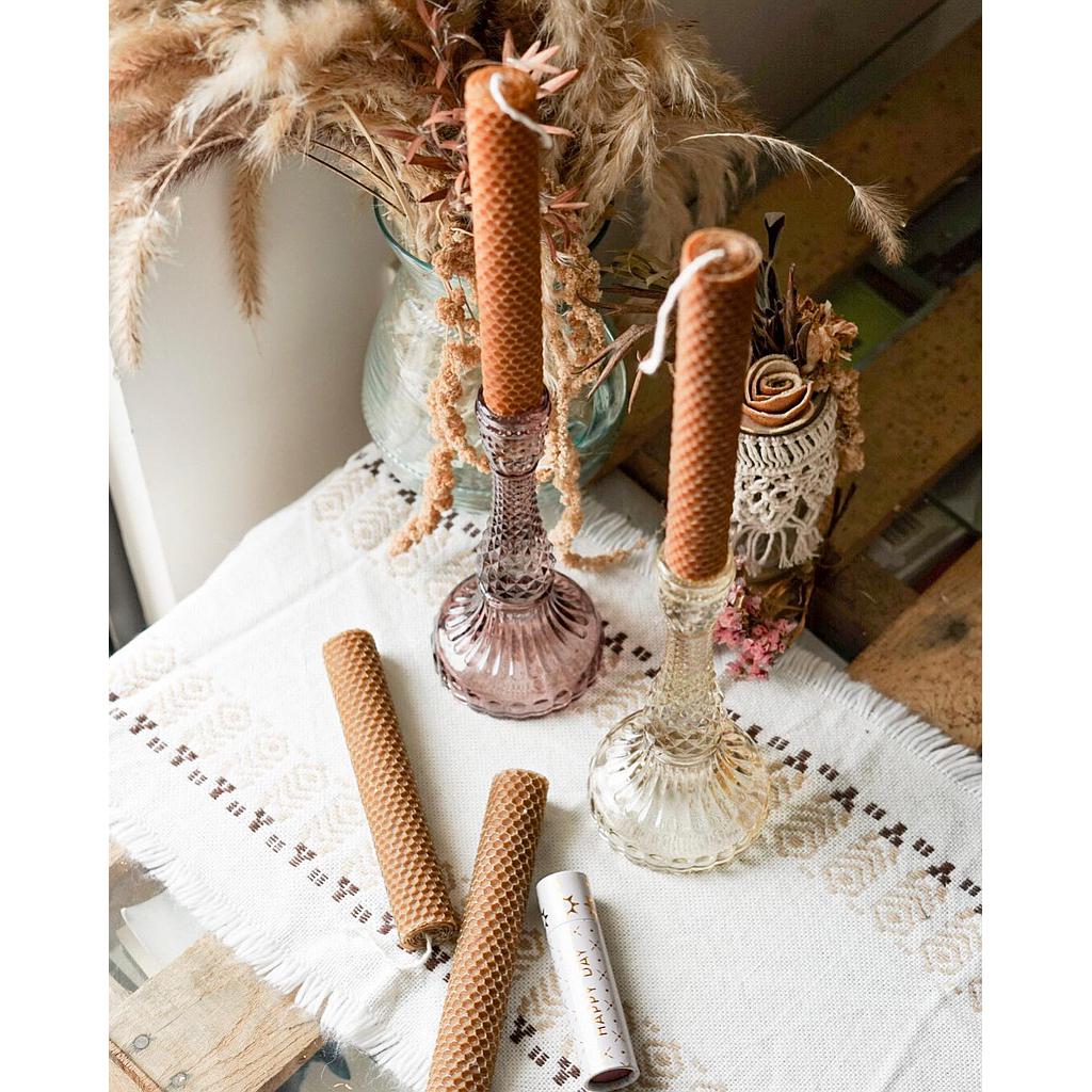 VELAS DE CERA DE ABEJA