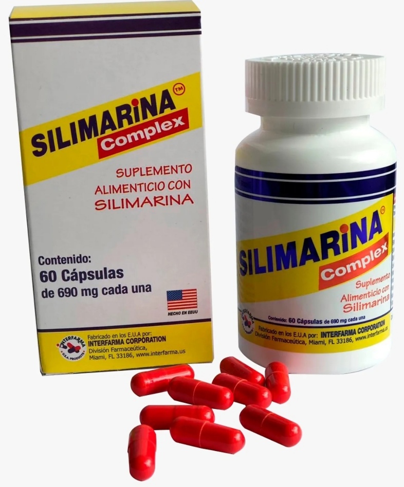 SILIMARINA COMPLEX (CARDO MARIANO) 60 CÁPSULAS